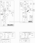 Carburetor KitGasket Sets - Carburetor Diagram and Parts List for 214907-0272-E1  Briggs and Stratton Engine